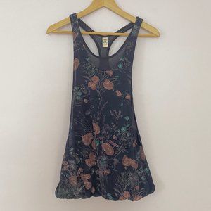 Free People Navy Racerback Muscle Tank Size M